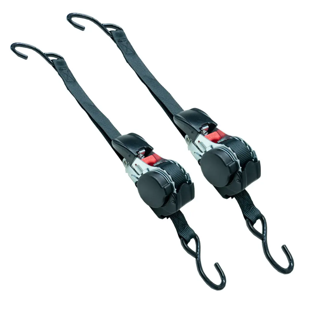 Retractable Ratchet Strap | Pair | 3.6M | 500Kg | 25Mm 1