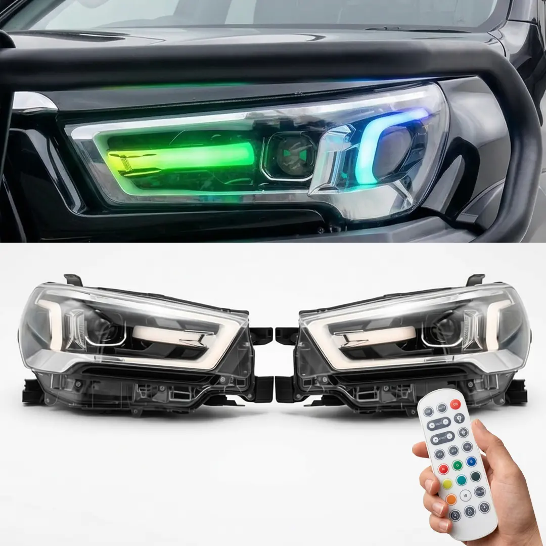 Rgbw Headlights - Suits Hilux N80 1