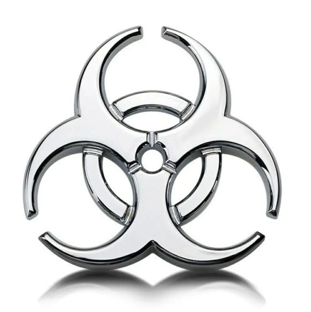 Resident Evil Biohazard Logo Badge Sticker 2