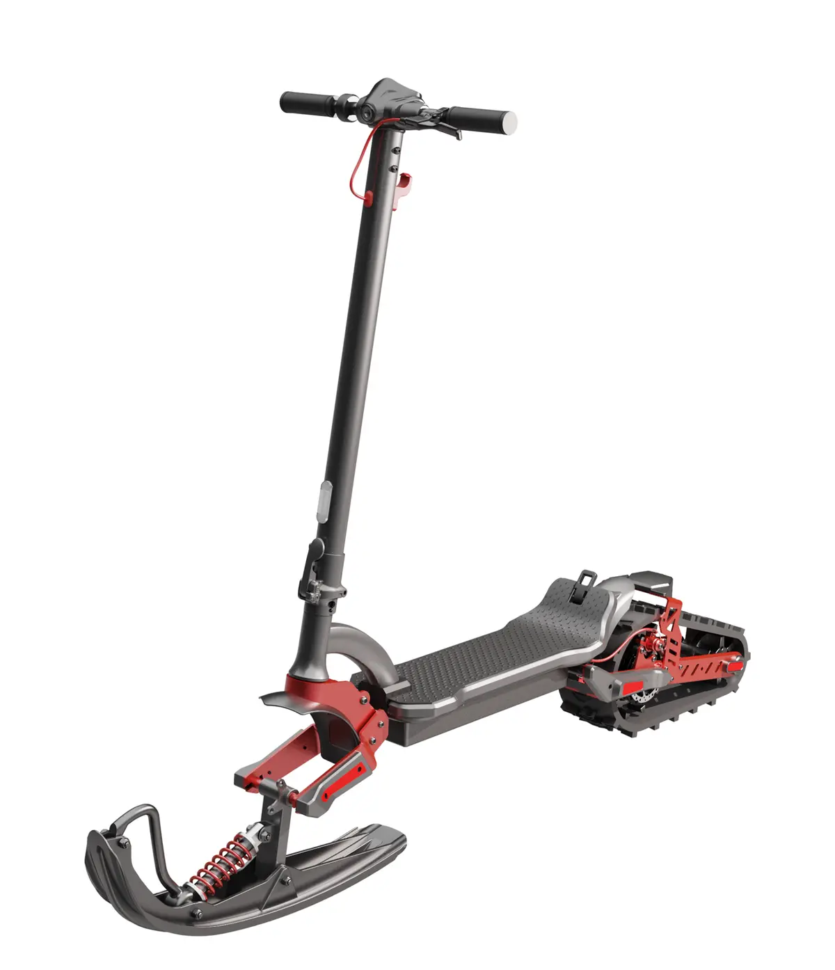 Glarewheel Es-S15 All Terrain Electric Scooter With Ski Convert Kit 1