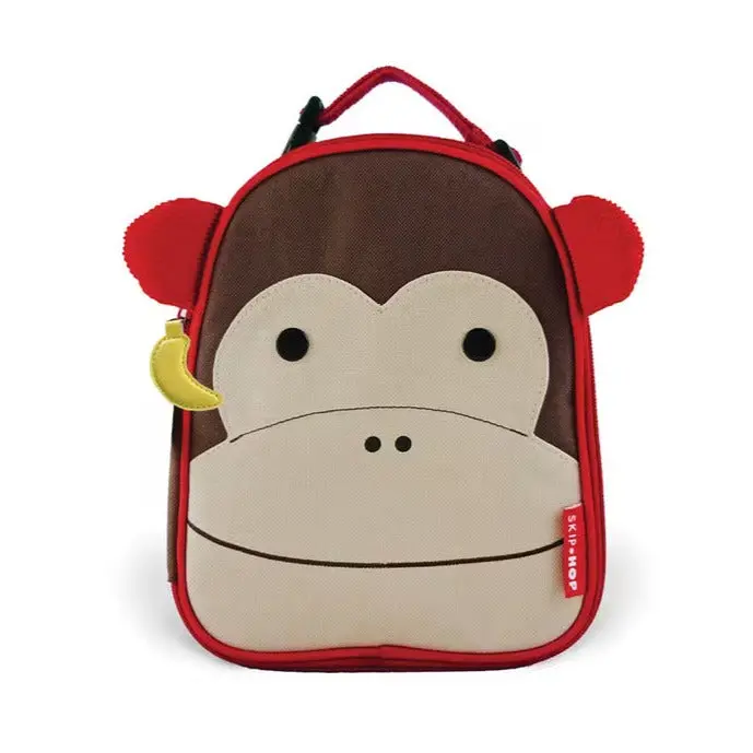 Skip Hop Zoo Lunchie Insulated Kids Lunch Bag, Monkey For Kids Ages 3+ 1
