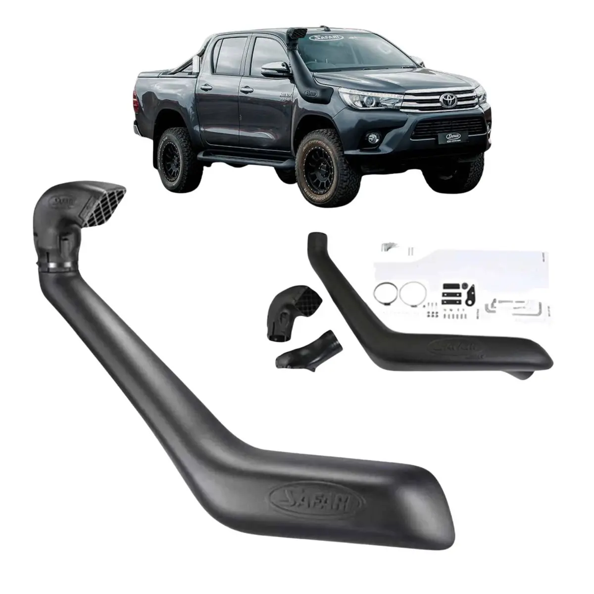 Safari V-Spec Snorkel For Toyota Hilux (09/2015 - On) 1