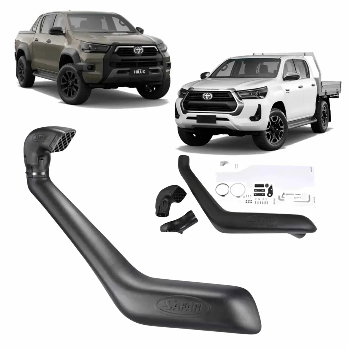 Safari Armax Snorkel (09/2015 - On) Suits - Hilux 15+ 1