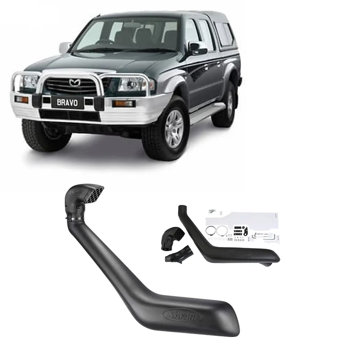 Safari Snorkel For Mazda B2500 (02/1999 - 11/2006) 1