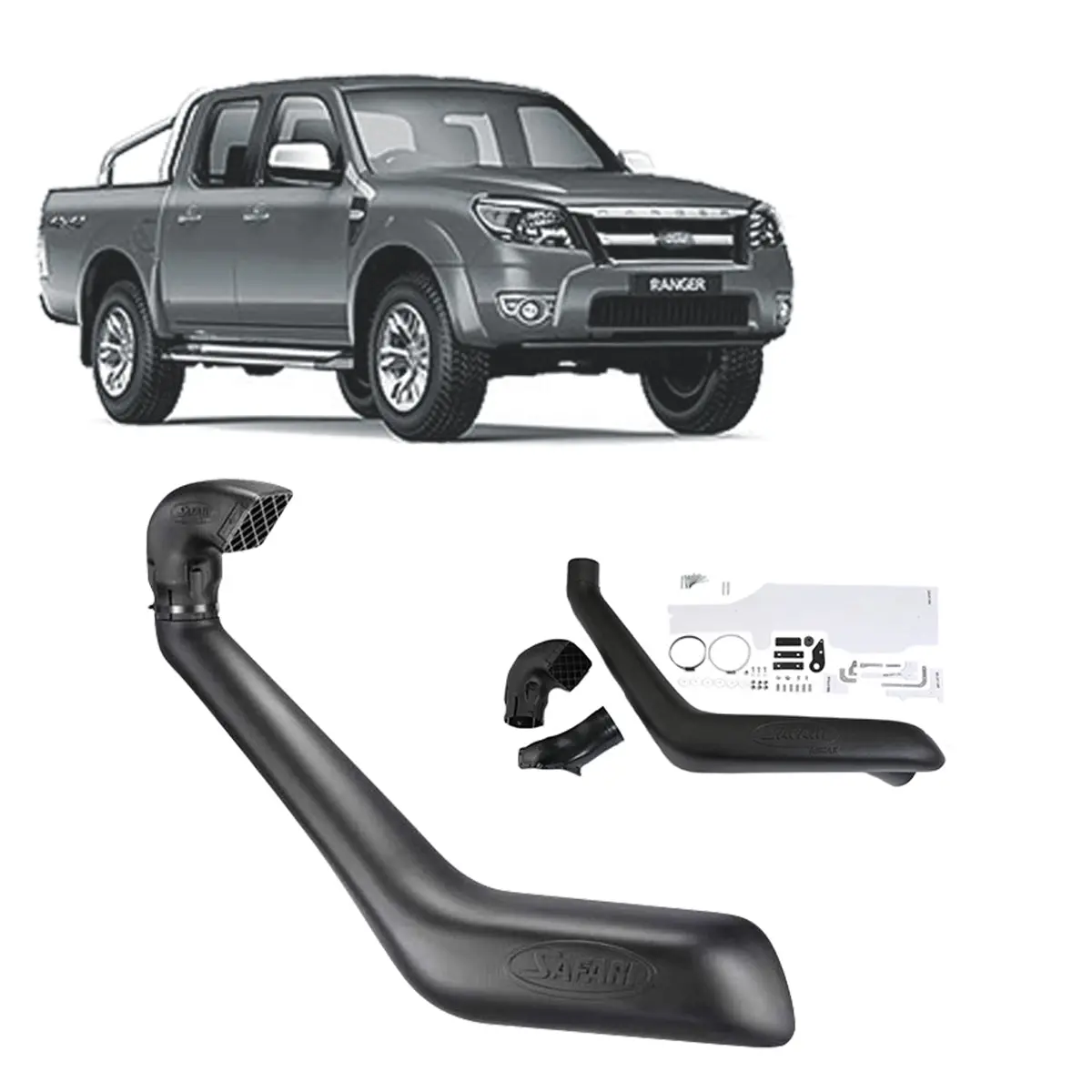 Safari Snorkel For Ford Ranger (01/2006 - 08/2011) 1