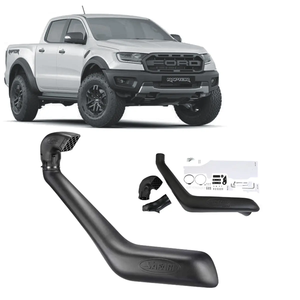 Safari Snorkel For Ford Ranger Raptor (09/2018 - 05/2022) 1