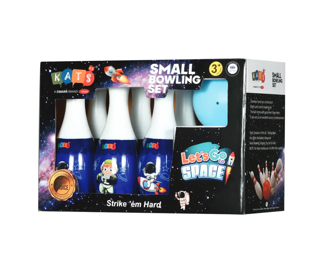 Simarr Kats Small Bowling Box Set For Kids Ages 3 Years And Up 1