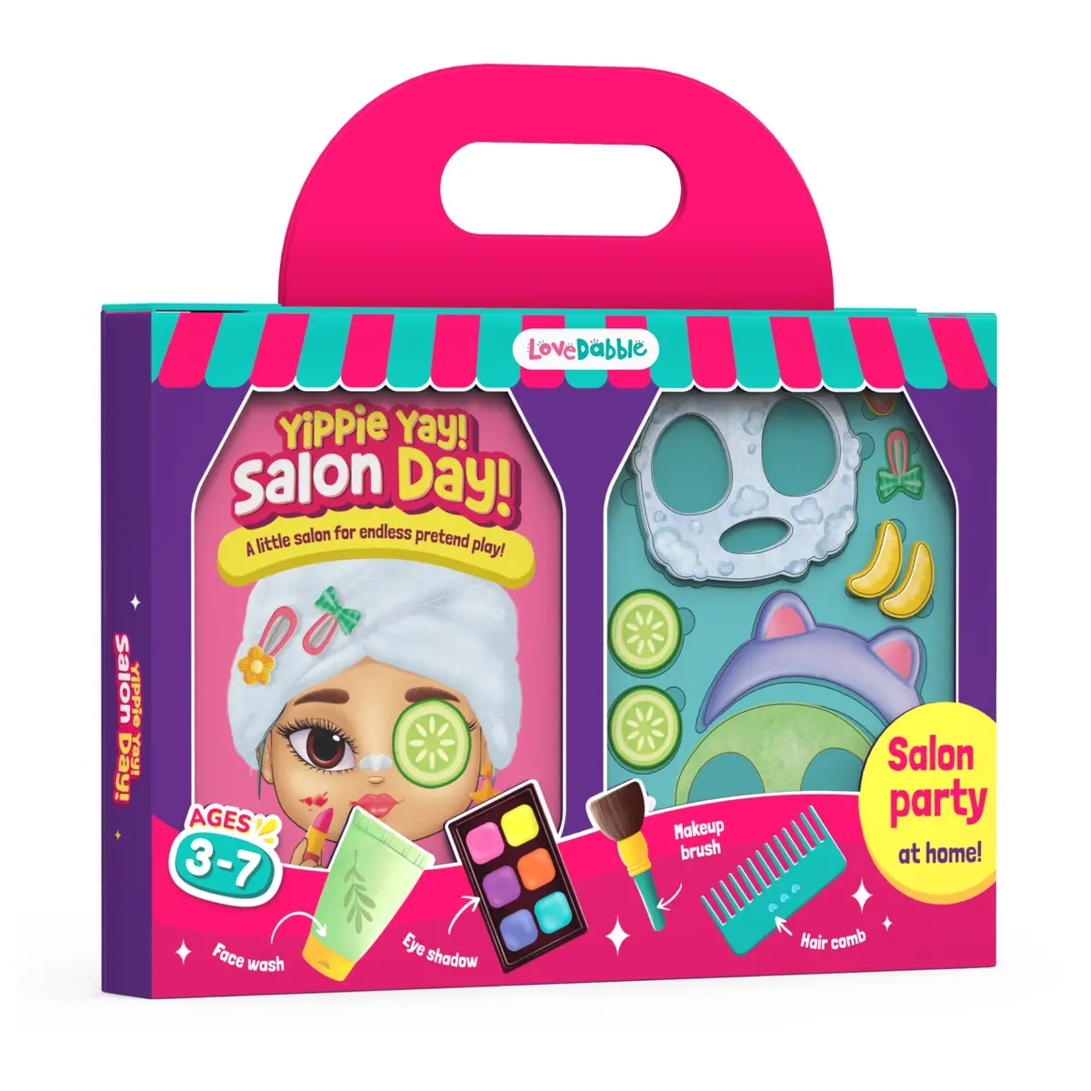 Love Dabble Yippie Yay! Salon Day! Salon Pretend Playset For Ages 3-7 Years 1