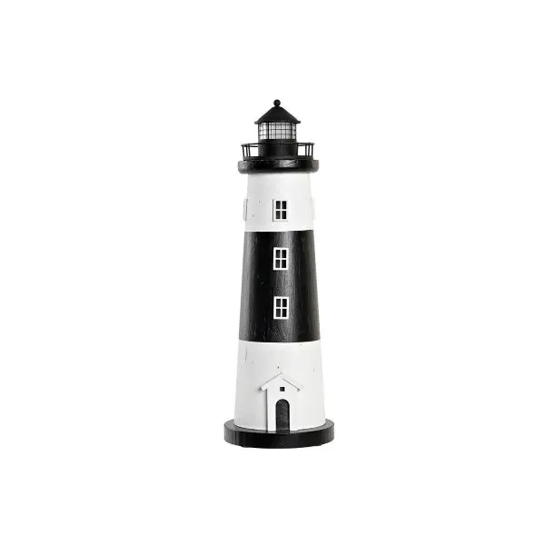 Dekoration Maritim Leuchtturm (46 Cm) Schwarz/Weiß - Led-Beleuchtung 1