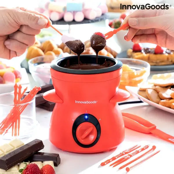 "Fonlat" Chocolate Fondue With Accessories - Two Temperature Levels 1
