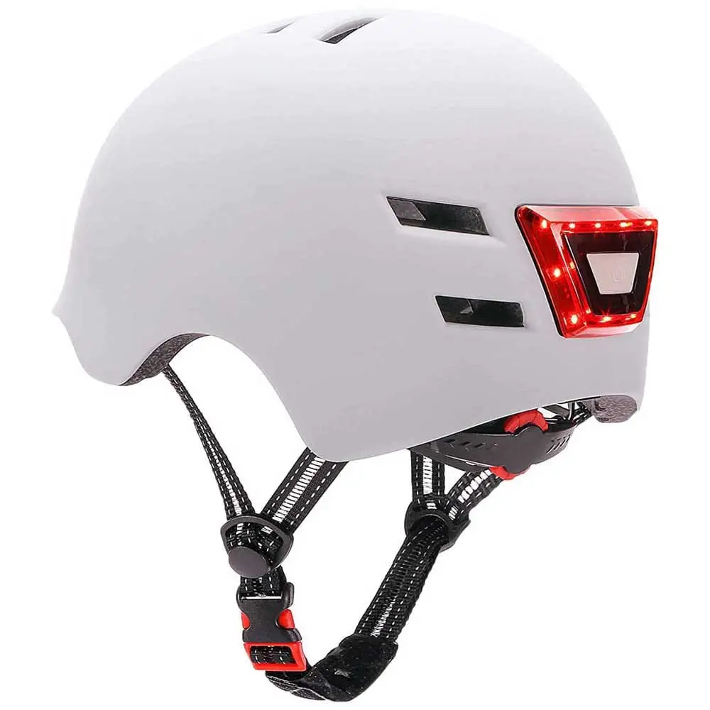 Helmet (L Size) With Led Safety Light - For Electric Scooters &Amp; Bicycles 1