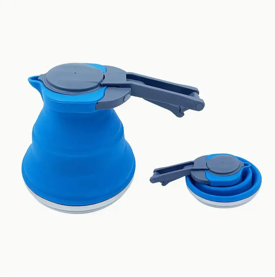 Camping Kettle - Collapsible Save Spacing - Blue 1