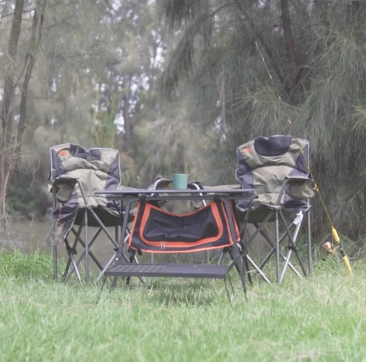 Touring Combo - Camp Table + 2 Camp Chairs + Pantry 1