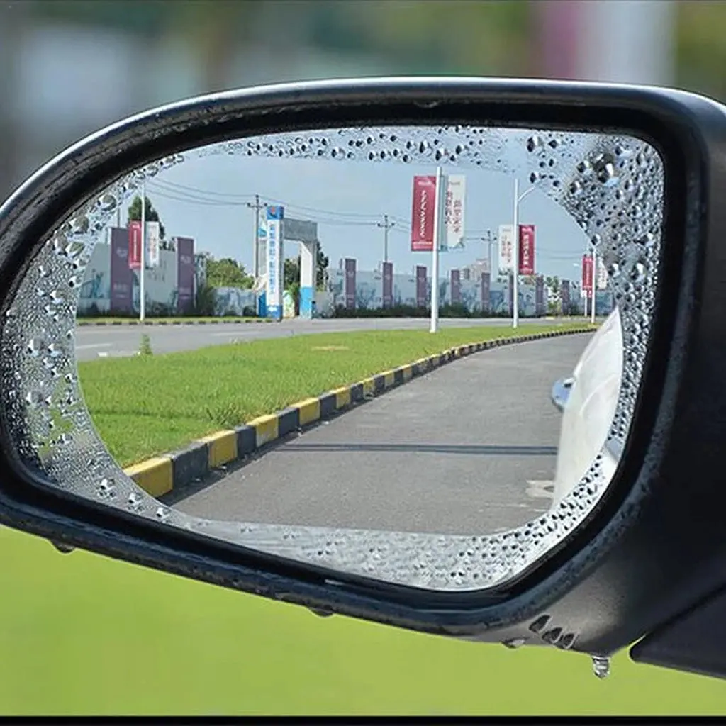 Side Mirror & Window Rain Proof Anti Fog Clear Film 1