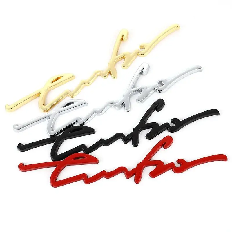 Signature Turbo 3D Badge Sticker 1
