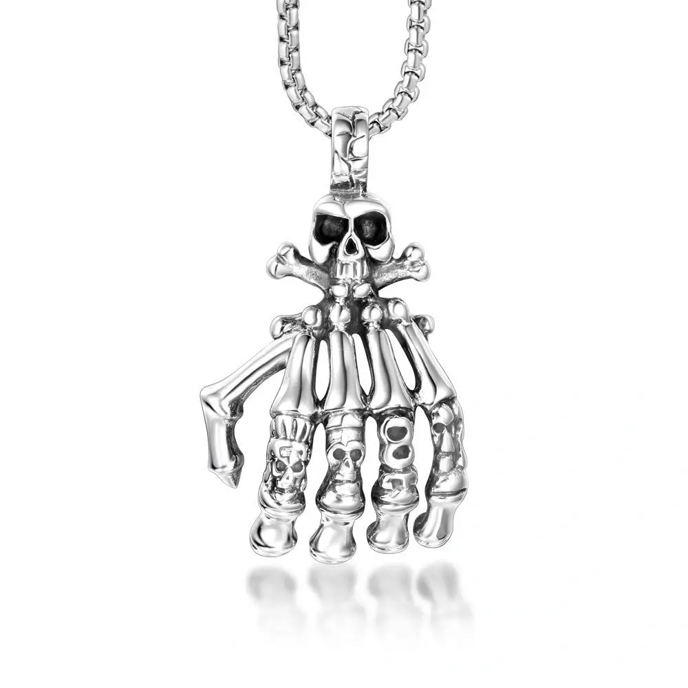 Skeleton Hand Pendant 1