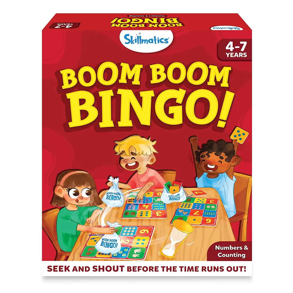 Skillmatics Boom Boom Bingo! Numbers & Counting - Board Game For Ages 4-7 Years 1