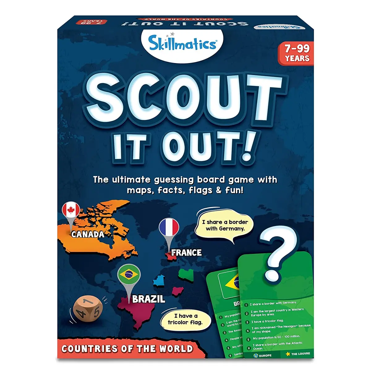 Skillmatics Scout It Out! Countries Of The World - Fun Guessing & Trivia Board Game For Families 1