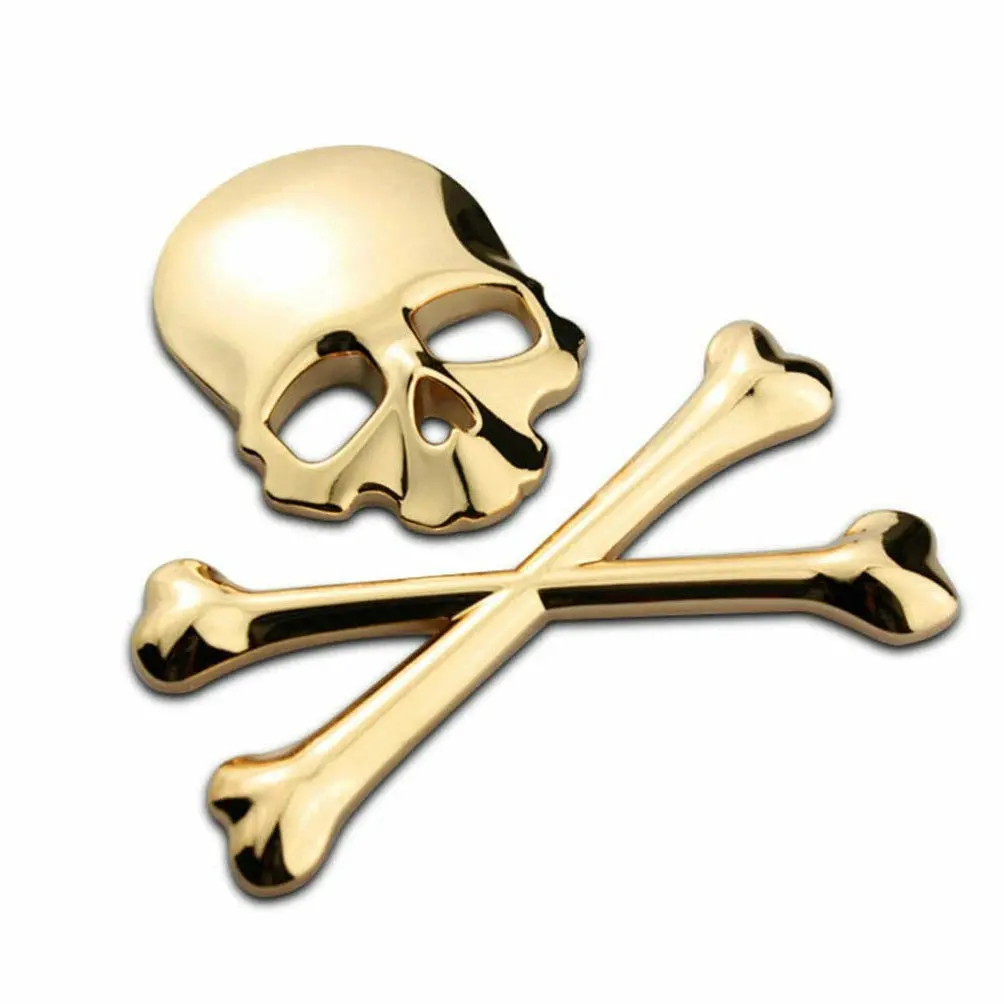 Skull Danger Badge Sticker 1