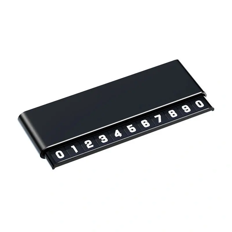 Slide Temporary Number Parking Card 1