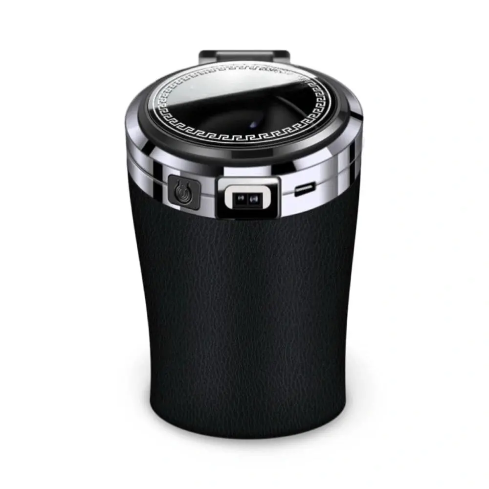 Smart Sensor Rechargeable Ashtray With Ac Vent Clip 1