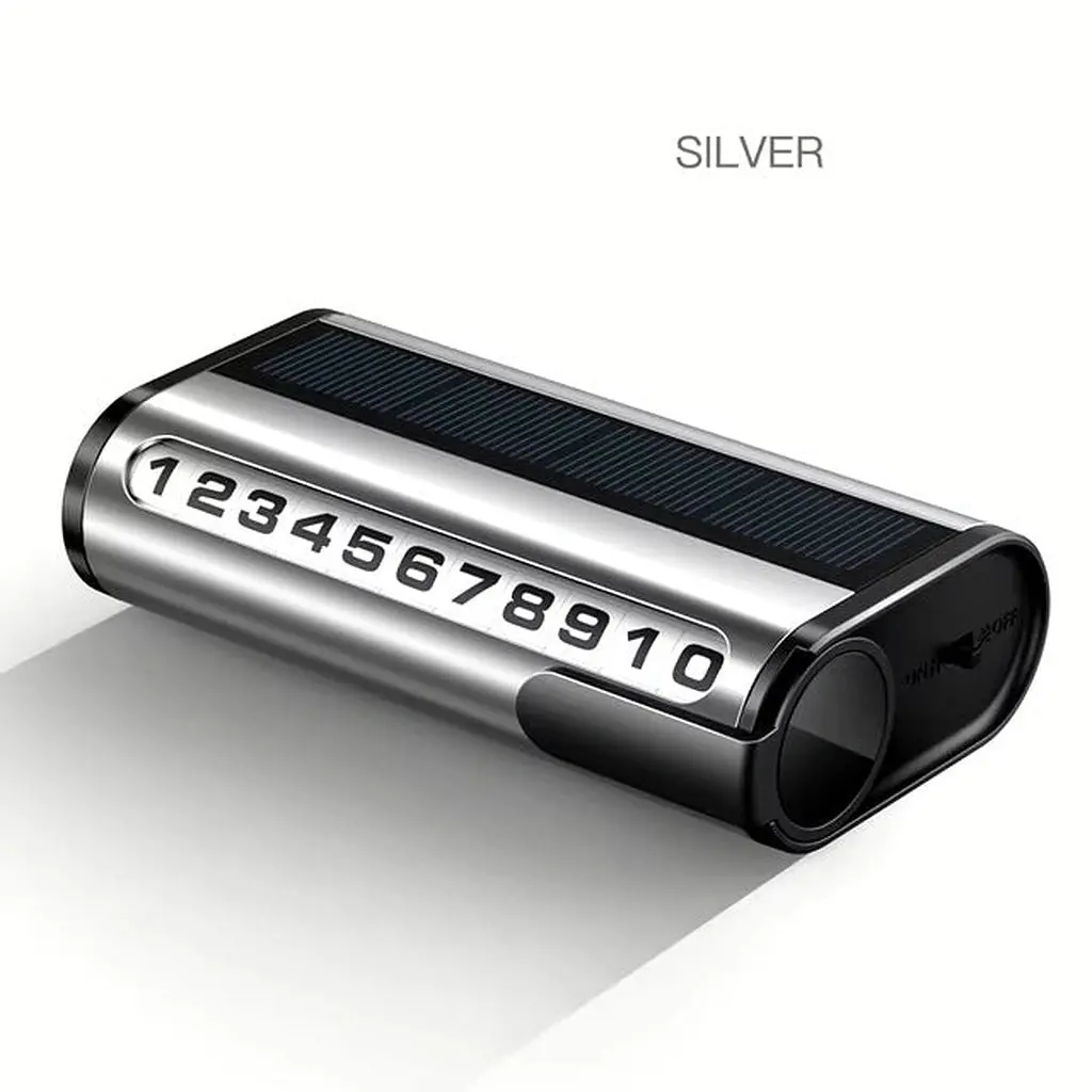 Solar Led Light Temporary Parking Card 1