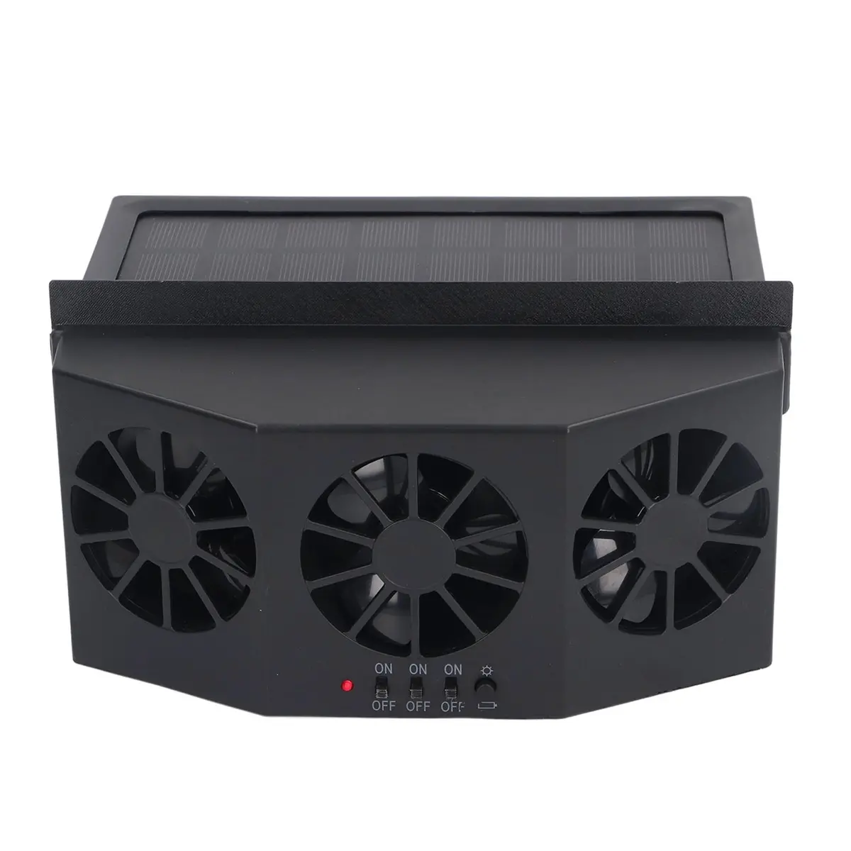Solar Powered Triple Car Exhaust Fan System 1