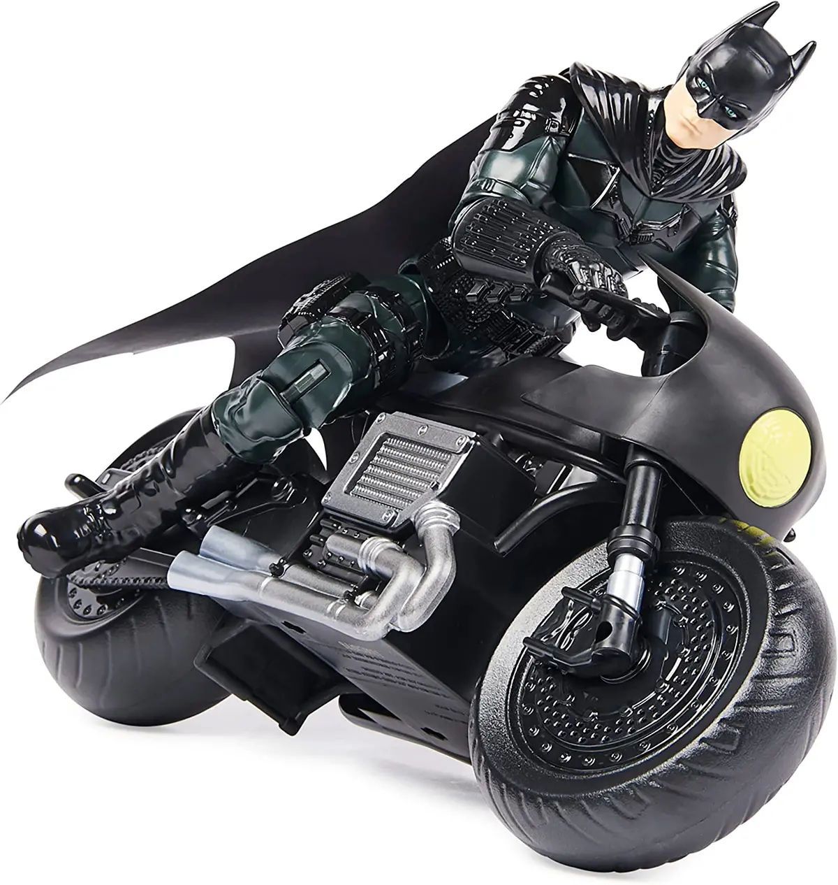 Figure Action Doll Dc Set "Batman + Batcycle" From "The Batman" Movie 1