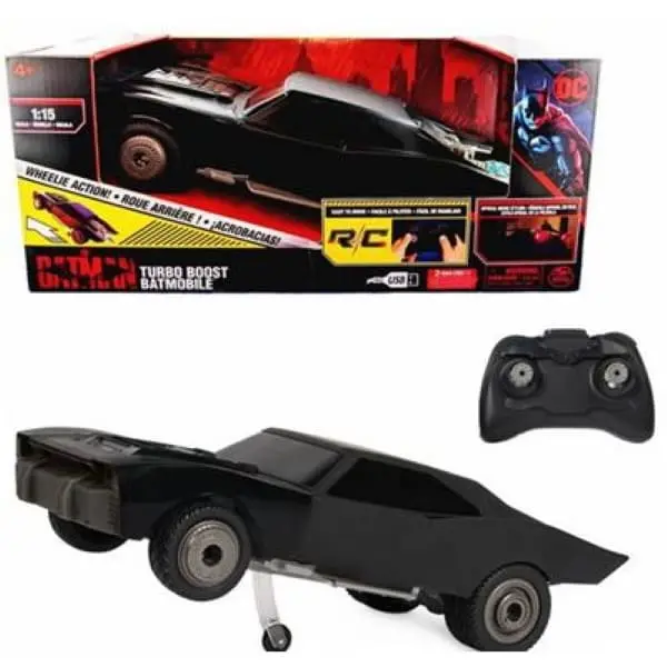 Toy Car "Batmobile Turbo Boost" From "The Batman" With Remote Control 1