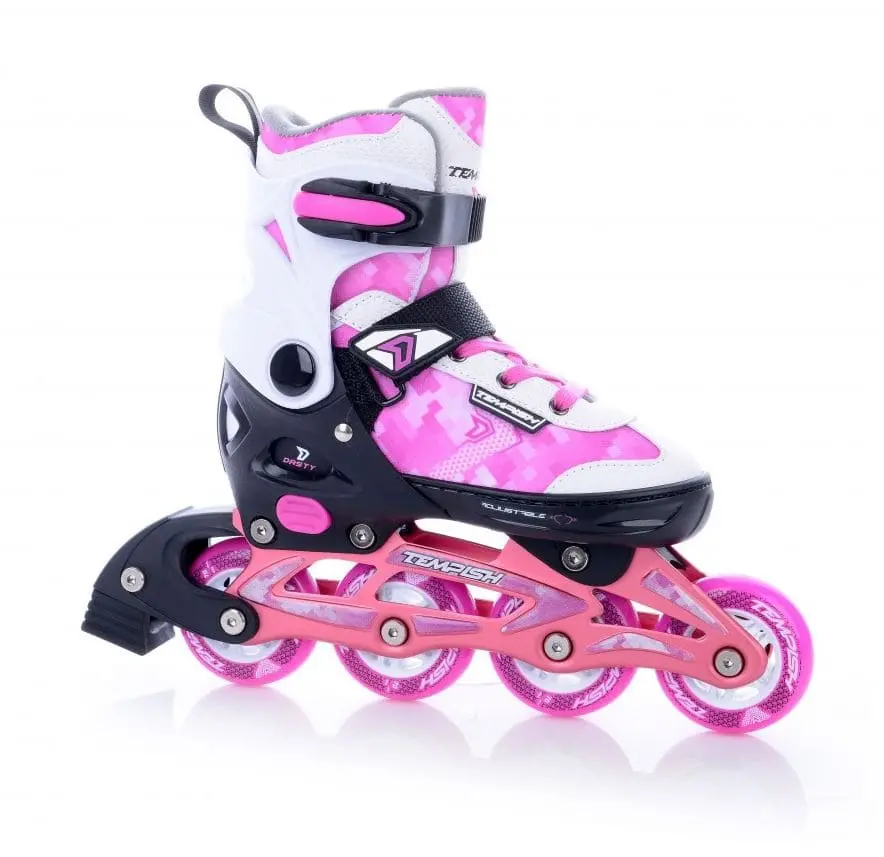 Inline Skates "Dasty" By Tampish In Pink/White - Choose Your Size! 1