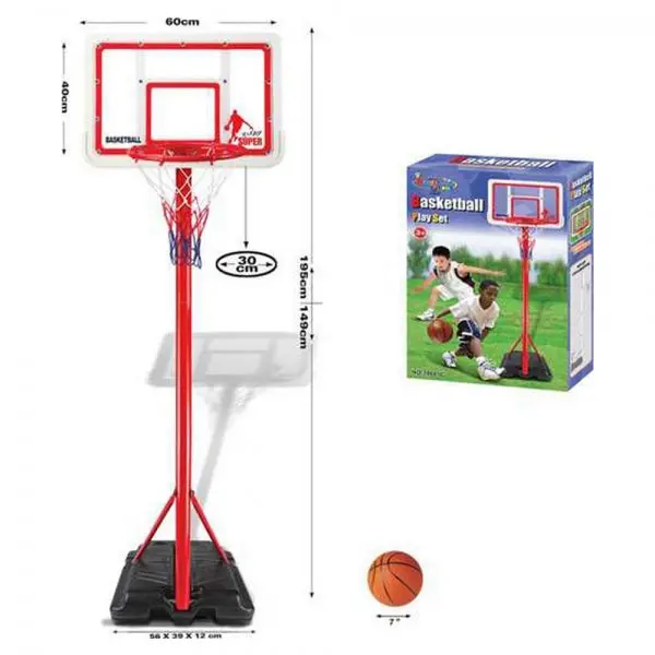 Basketball Hoop With Telescopic Stand For Children - Can Be Set Up Anywhere! 1