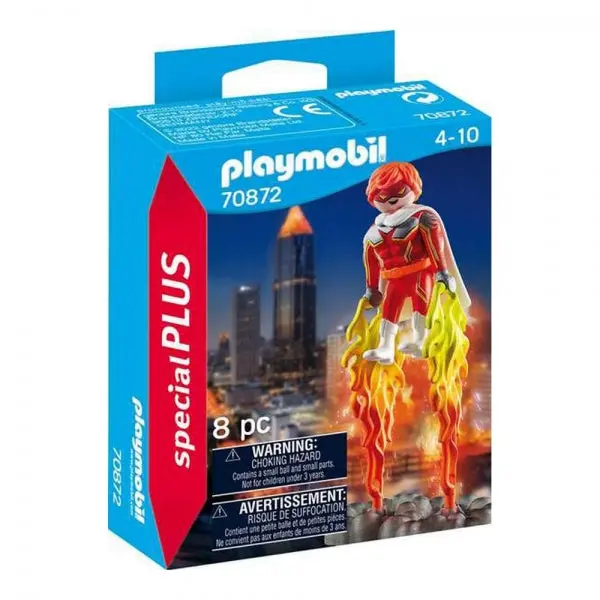 Playmobil®Specialplus "Superhero" (6 Parts) - Fly With Fire Flames 1