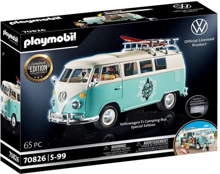Playmobil®Volkswagen "T1 Campingbus" (63 Parts) - Iconic Vw Bulli 1