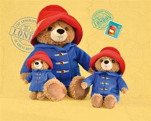 Plush Figure "Paddington" (30 Cm) From Children's Book - Teddy Bear To Cuddle 1