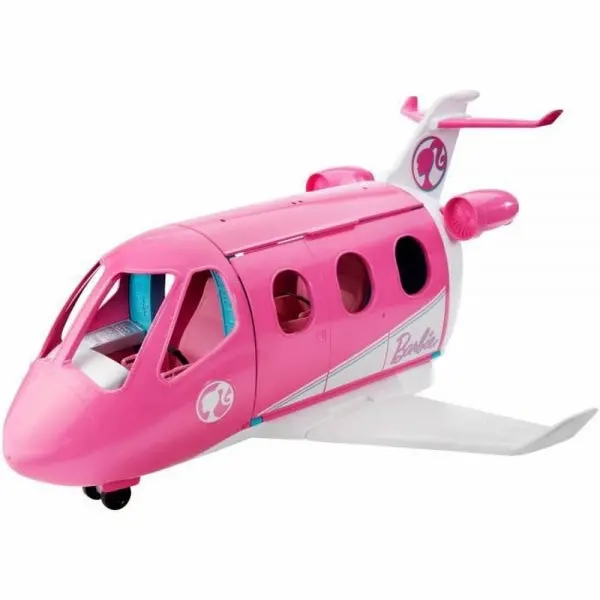 Puppe Barbie "Dream Plane" - Traumflugzeug Mit Vielen Extras 1