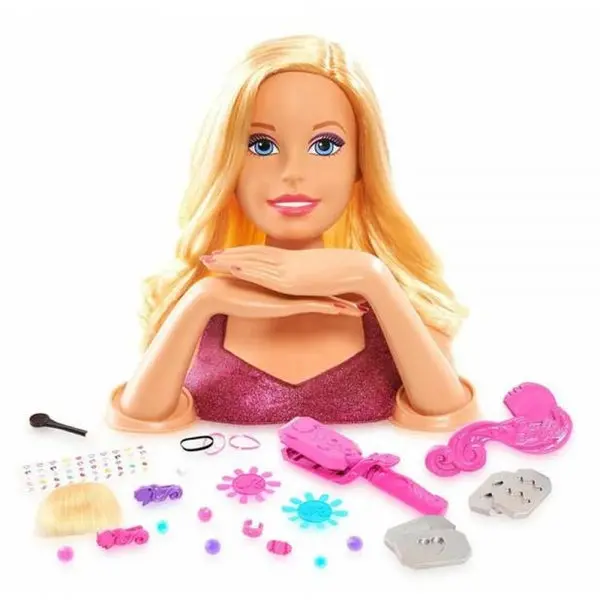 Puppe Barbie "Deluxe Styling Head" (30 Teile) - Make-Up & Frisur 1