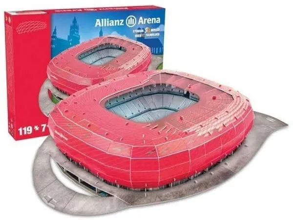 Puzzle 3D "Allianz Arena Munich" (119 Pieces) - Fc Bayern Munich 1