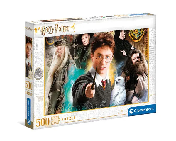 Puzzle Harry Potter (500 Pieces) - Collage With Motifs From The Films 1