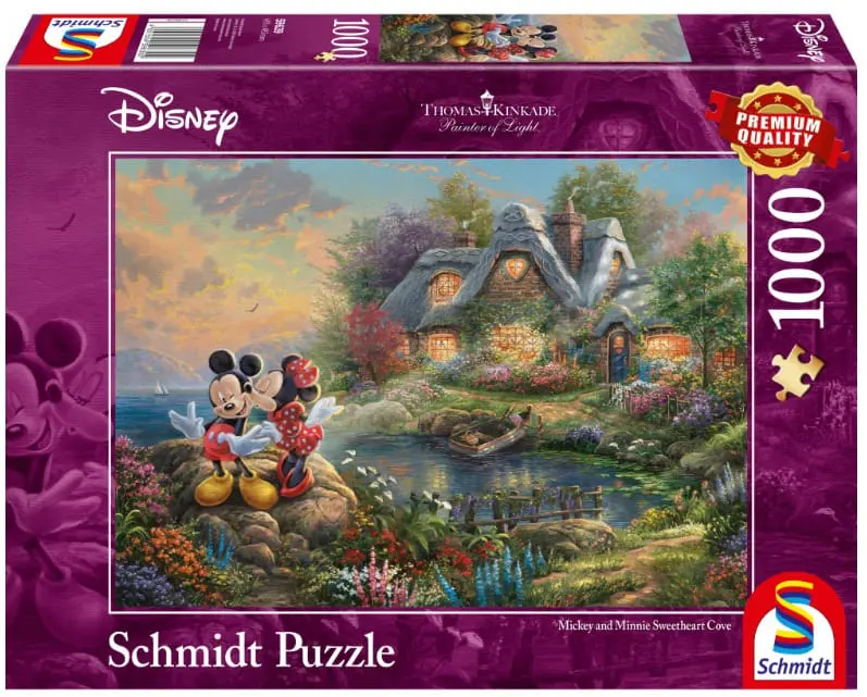 Mickey &Amp; Minnie Sweetheart Cove Jigsaw Puzzle (1000 Pieces) 1