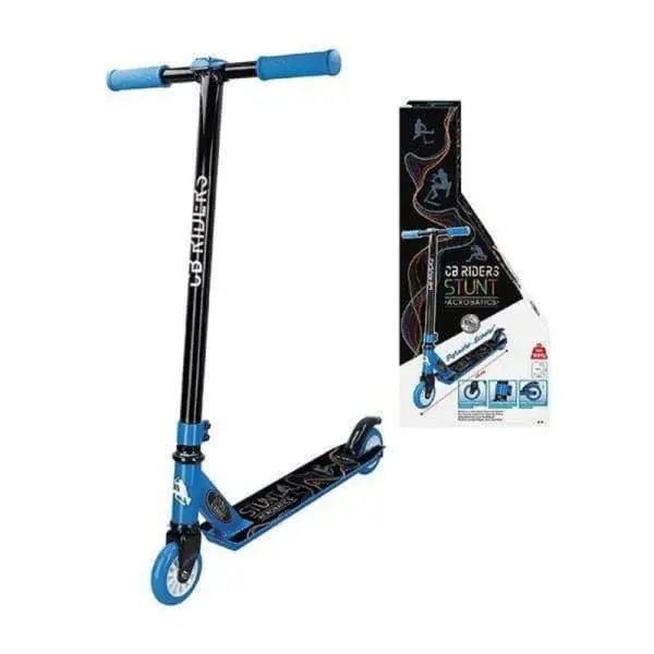 Scooter Roller "Cb Riders Stunt Acrobatics" (Black/Blue) For Tricks 1