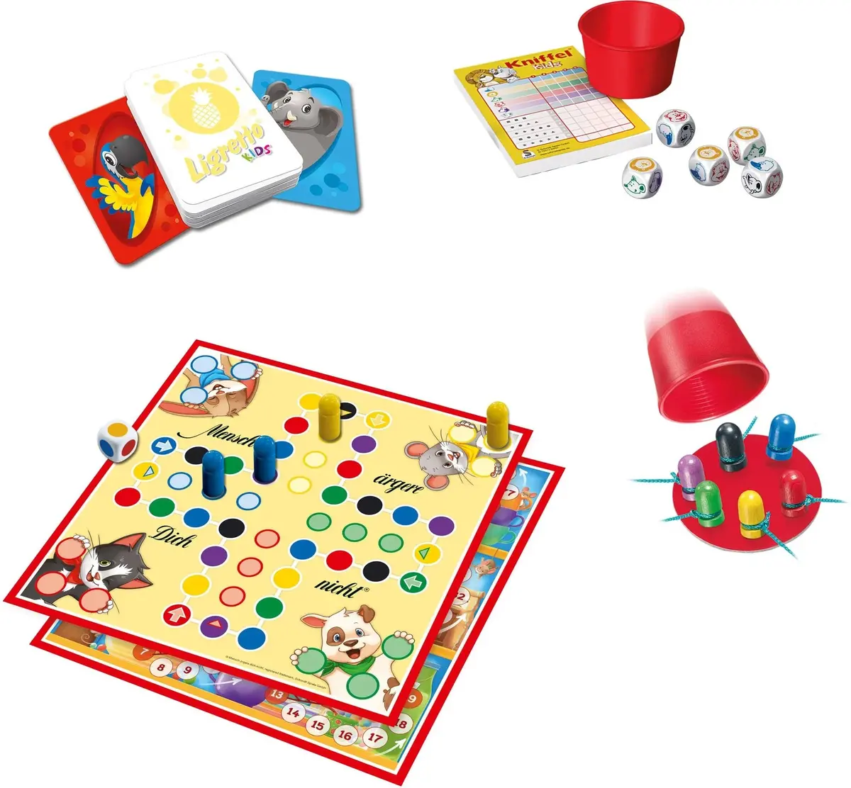 Spiel-Set "Kinderspiele Klassiker" - Kniffel Kids, Ligretto & Mehr 2