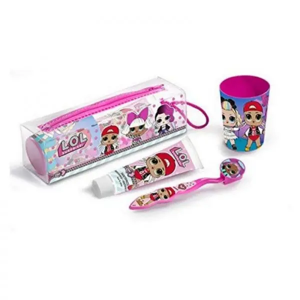 Lol Surprise! Oral Care Set: Toiletry Bag, Toothbrush &Amp; Tooth Mug 1
