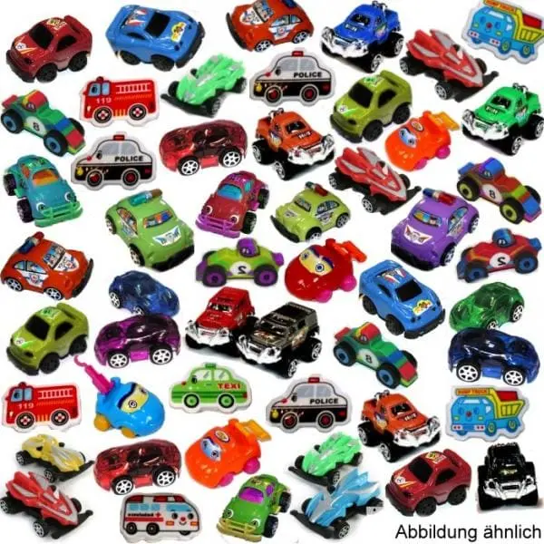 Small Toys "Toy Cars &Amp; Car Erasers" (50 Pieces) 1