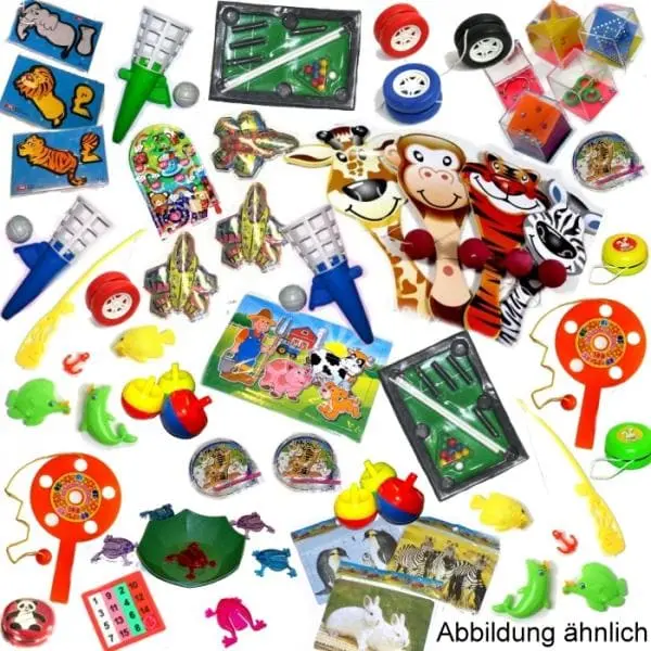 Small Toys "Skill, Puzzle, Balls &Amp; Patience" (50 Pieces) For Birthdays 1