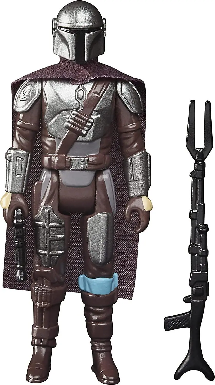 Star Wars Retro Collection The Mandalorian (Beskar) 3.75-Inch-Scale Collectible Action Figure 1