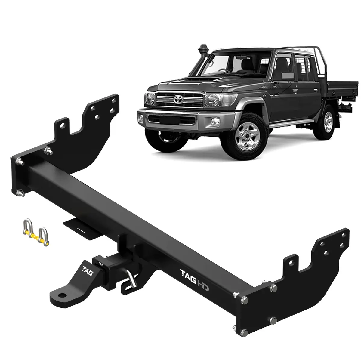 Tag Heavy Duty Towbar For Toyota Landcruiser (01/2007 - On), Toyota Landcruiser (10/2012 - On) 1
