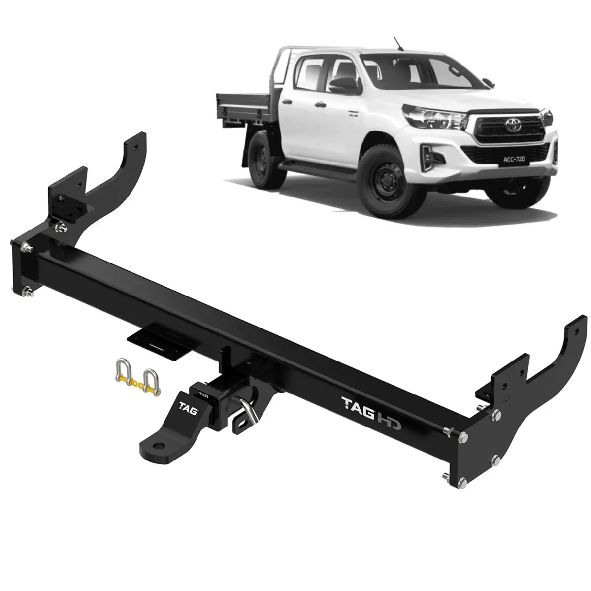 Tag Heavy Duty Towbar For Toyota Hilux (01/2005 - On) 1