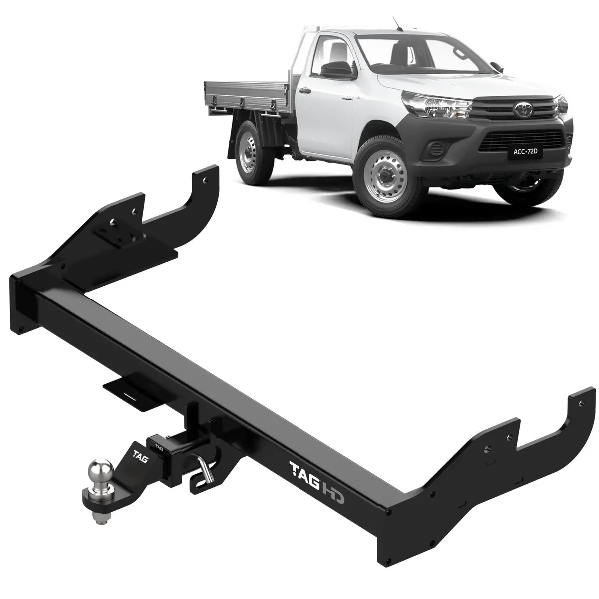 Tag Heavy Duty Towbar For Toyota Hilux (10/2015 - On) 1