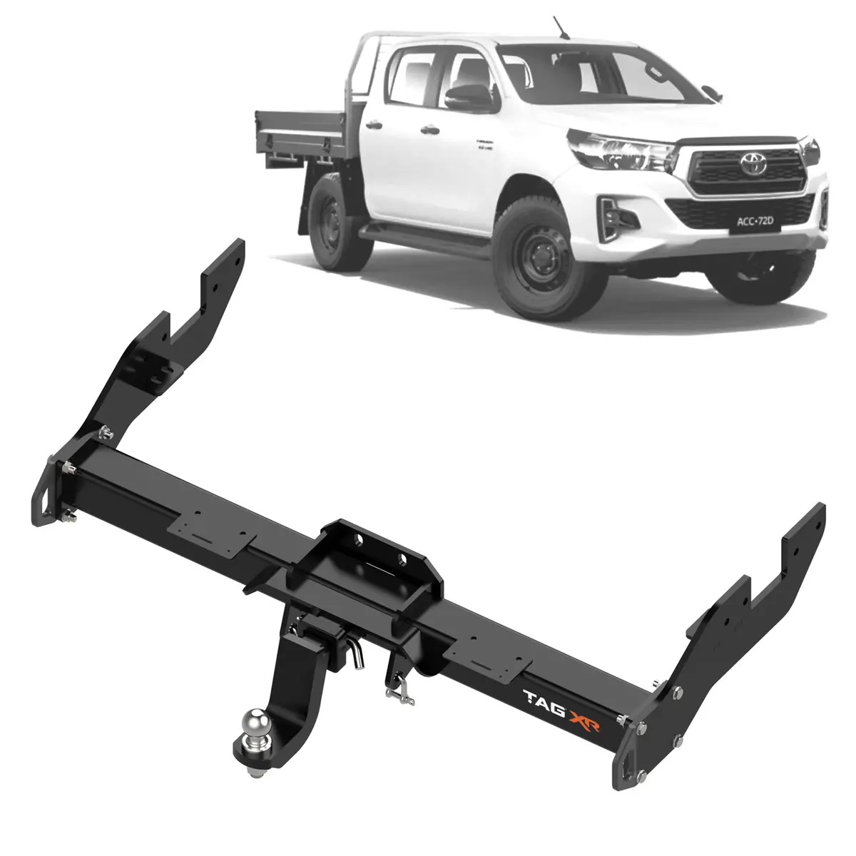 Tag 4X4 Recovery Towbar For Toyota Hilux (07/2015 - On) 1