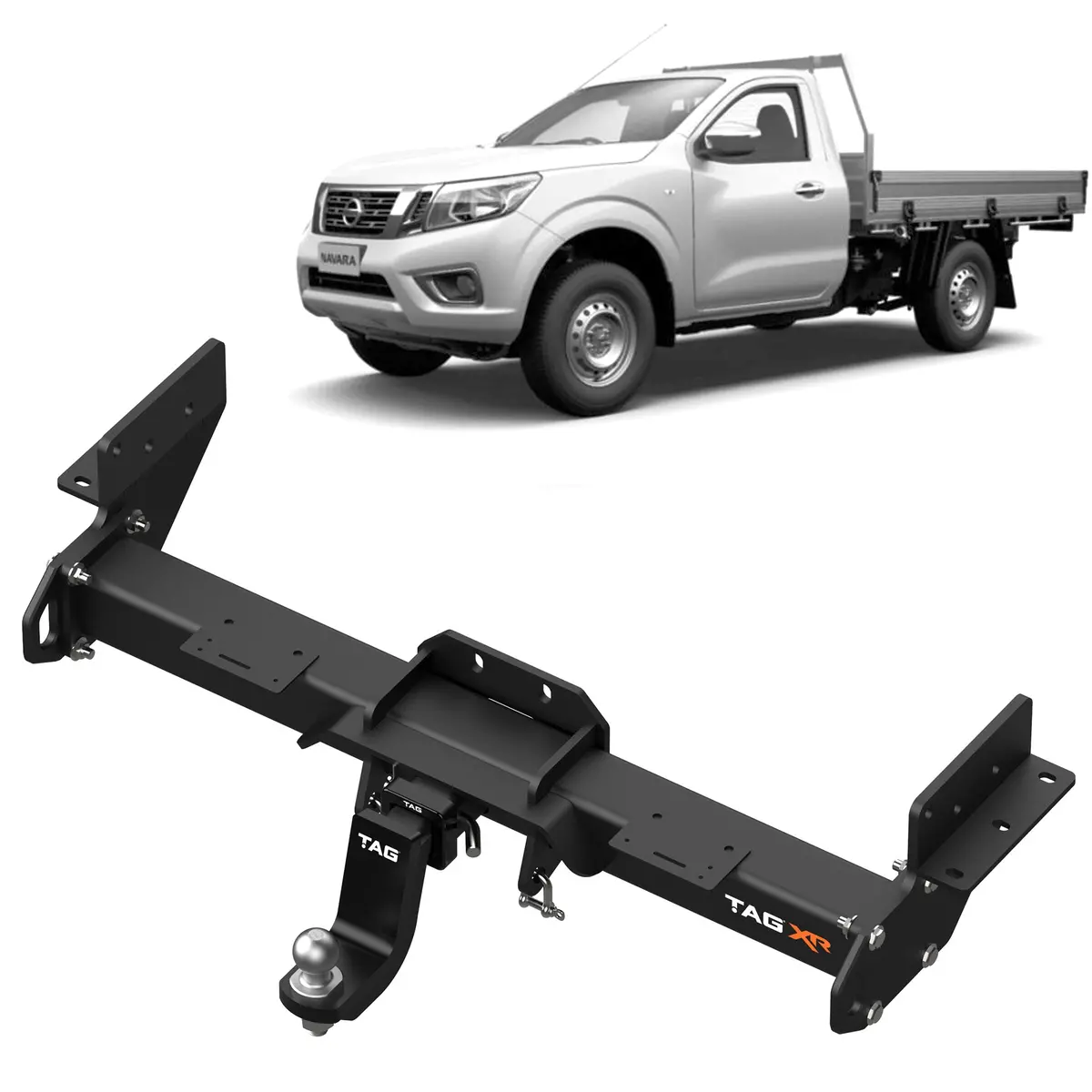 Tag 4X4 Recovery Towbar For Nissan Navara (01/2015 - On) 1